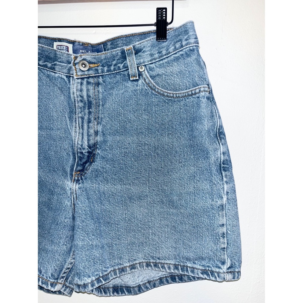 Faded Glory Dad Shorts Denim Size 14 Vintage 90s Style - Picture 4 of 7